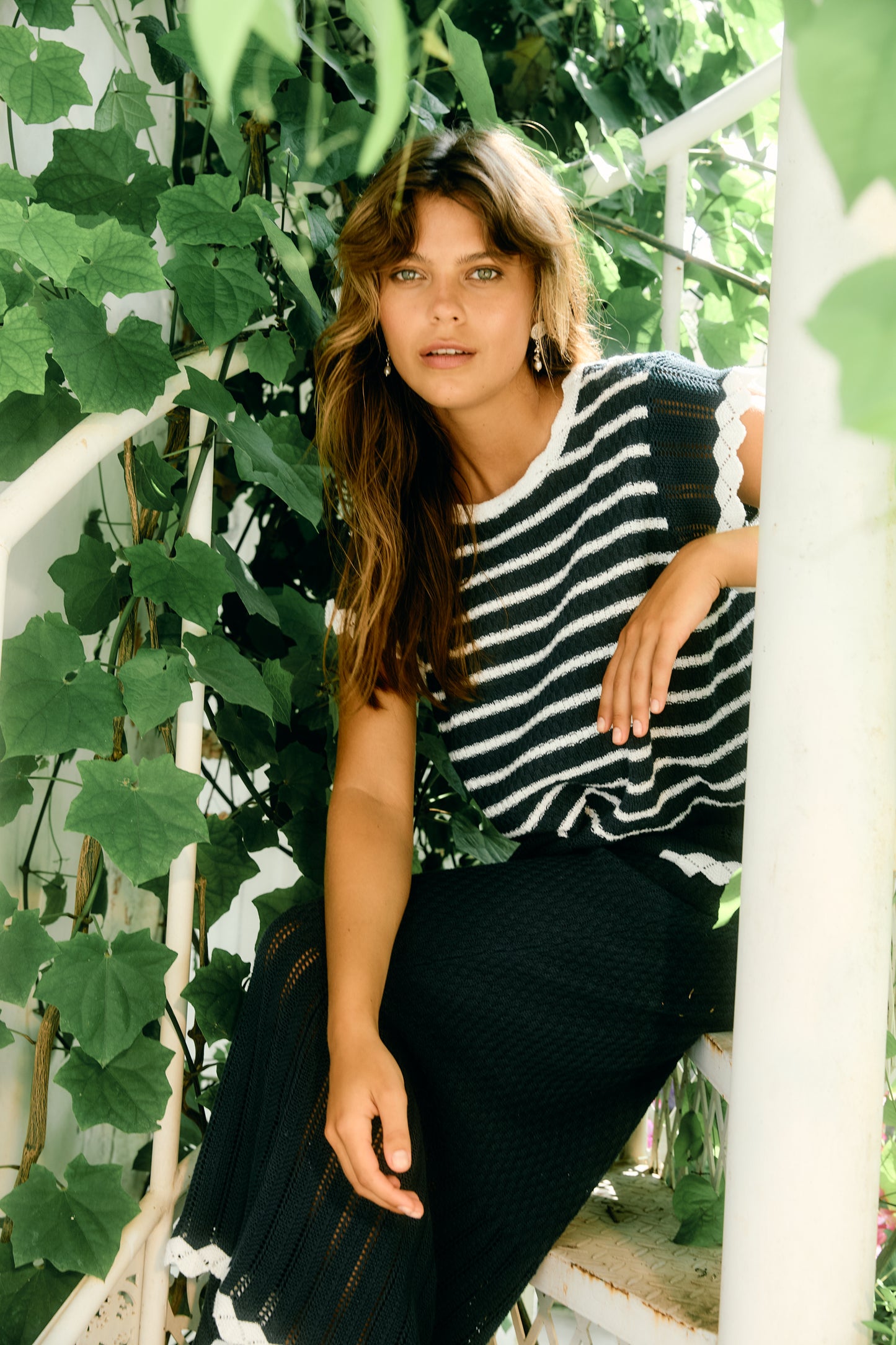 Ida Knit Skirt - Navy