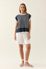 Ida Knit Top - Navy