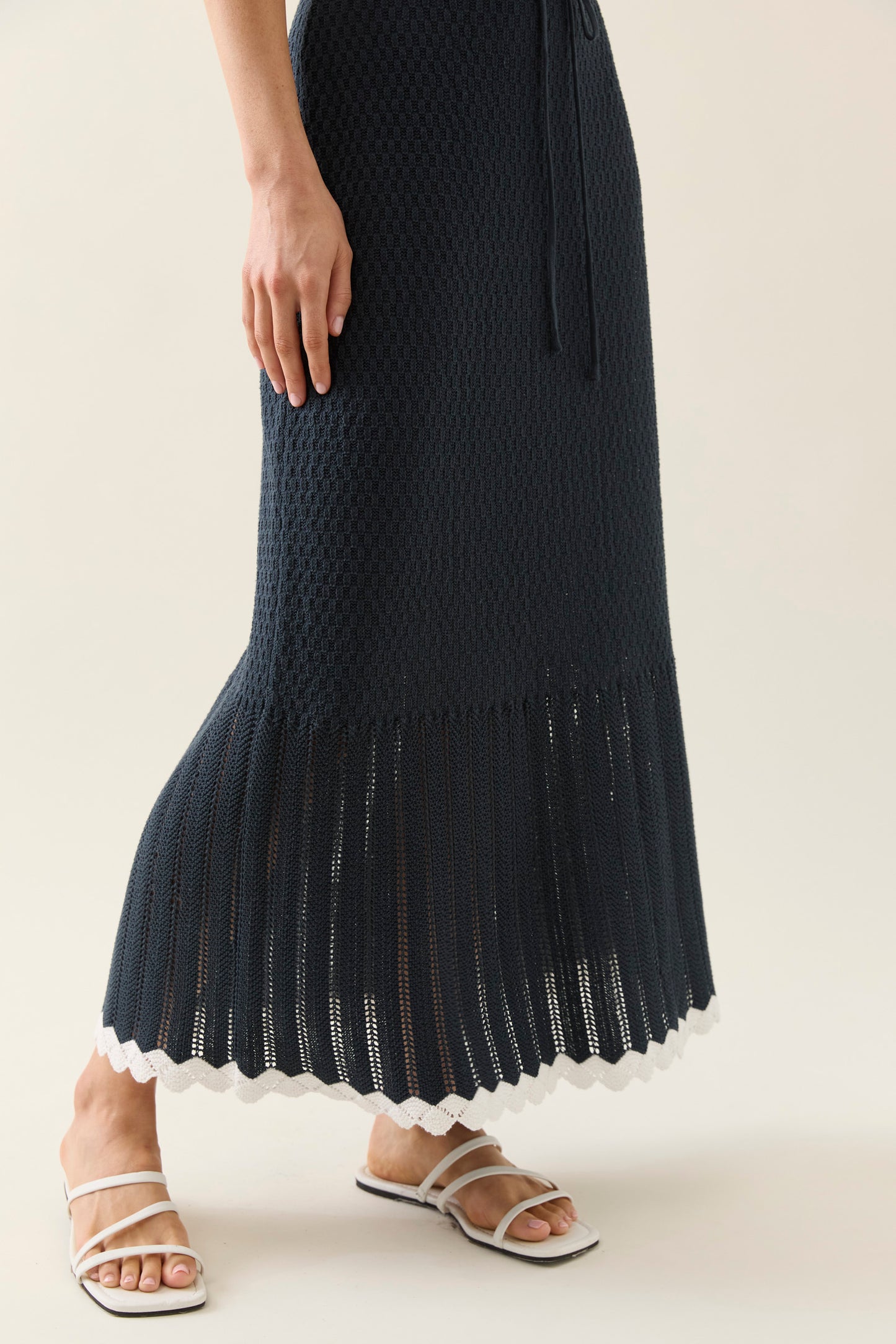 Ida Knit Skirt - Navy