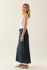 Ida Knit Skirt - Navy