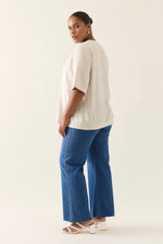 Ingrid Button Top - Canvas