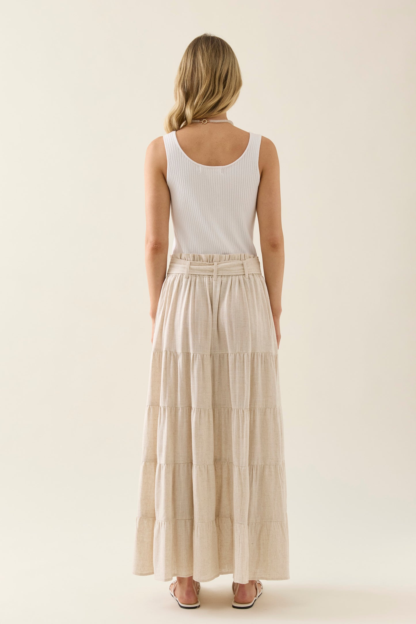 Ingrid Maxi Skirt - Canvas