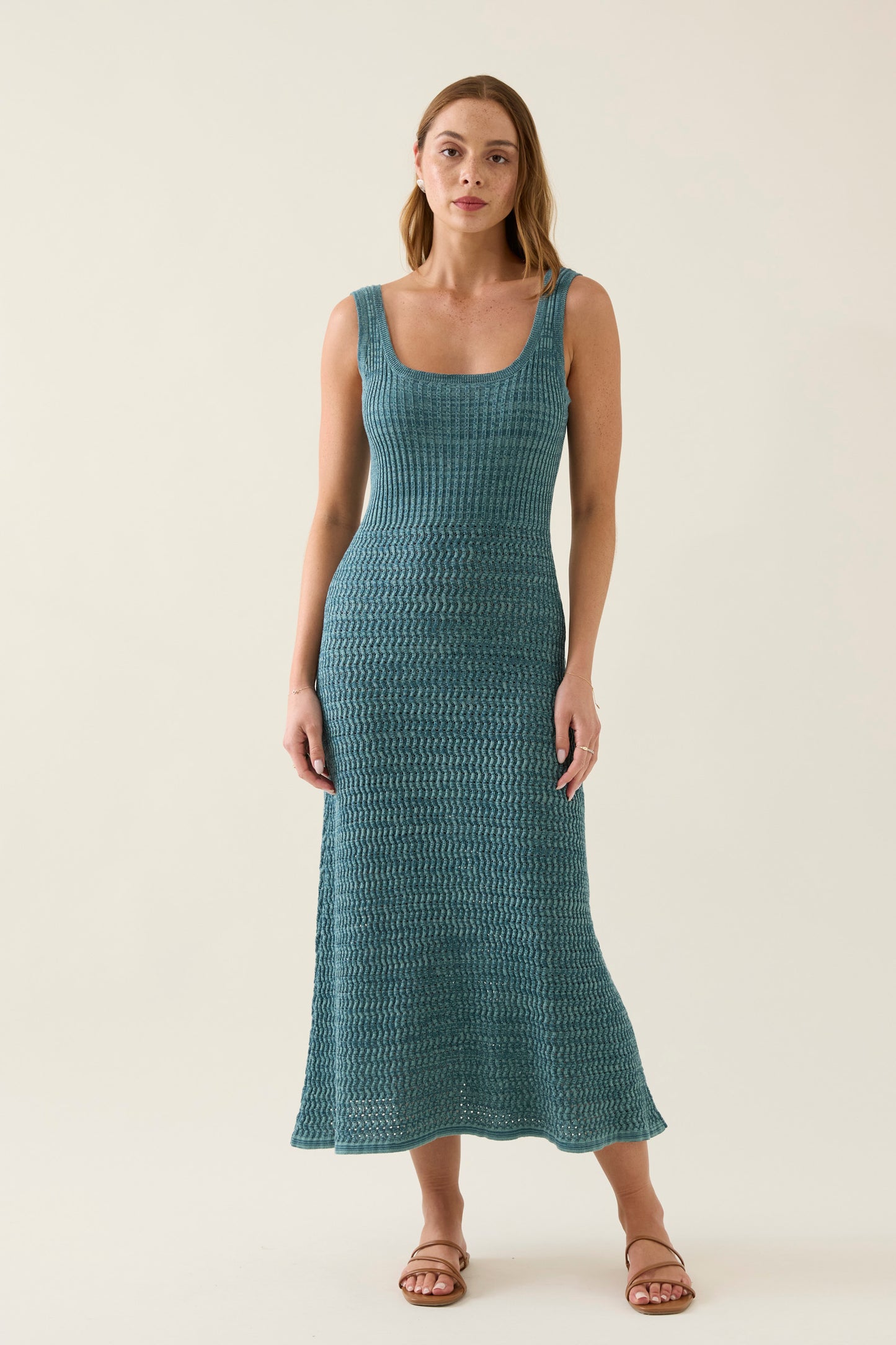 Ida Knit Tank Dress - Baltic