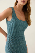 Ida Knit Tank Dress - Baltic