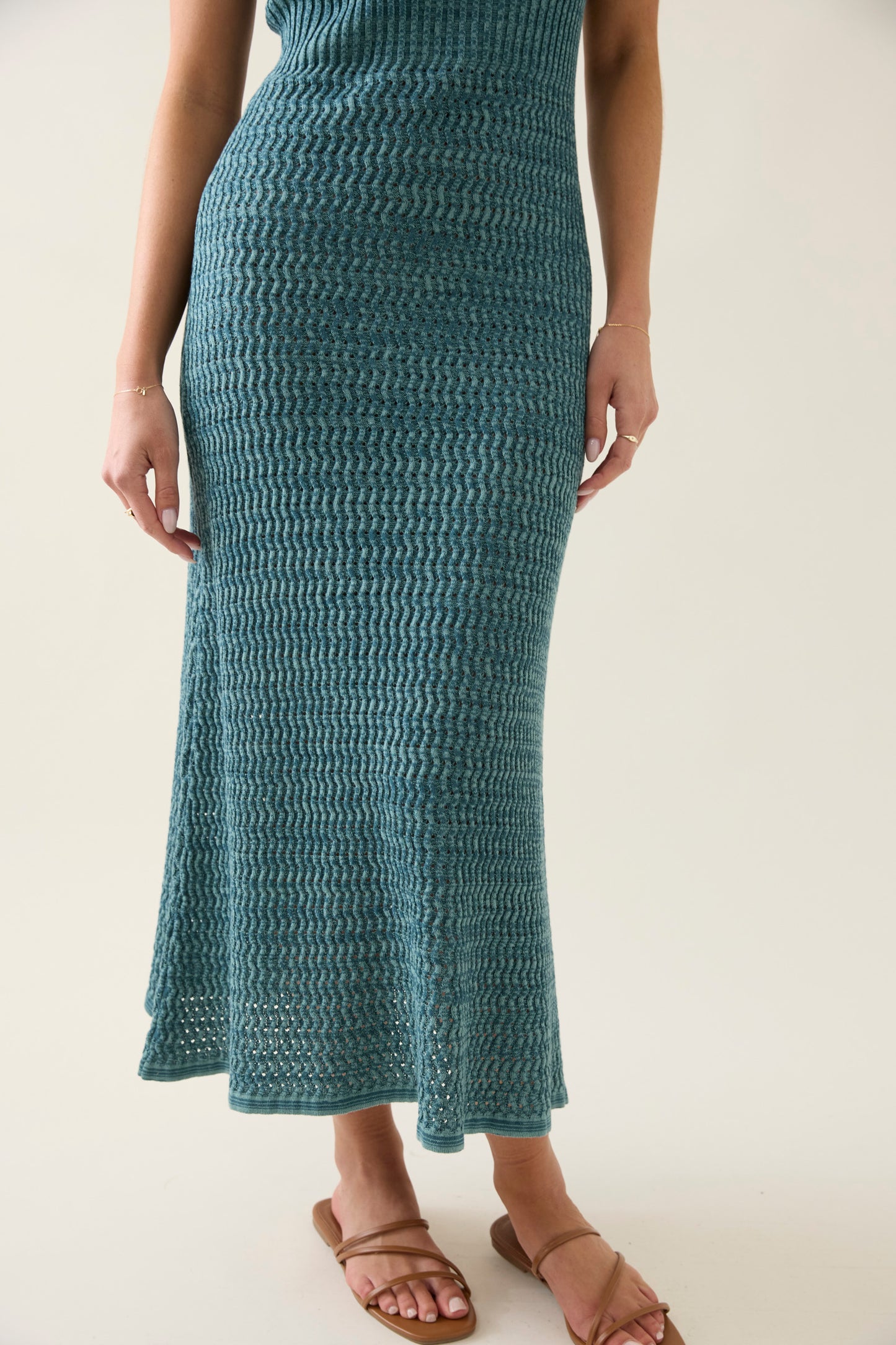 Ida Knit Tank Dress - Baltic