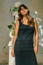 Ida Knit Tank Dress - Navy