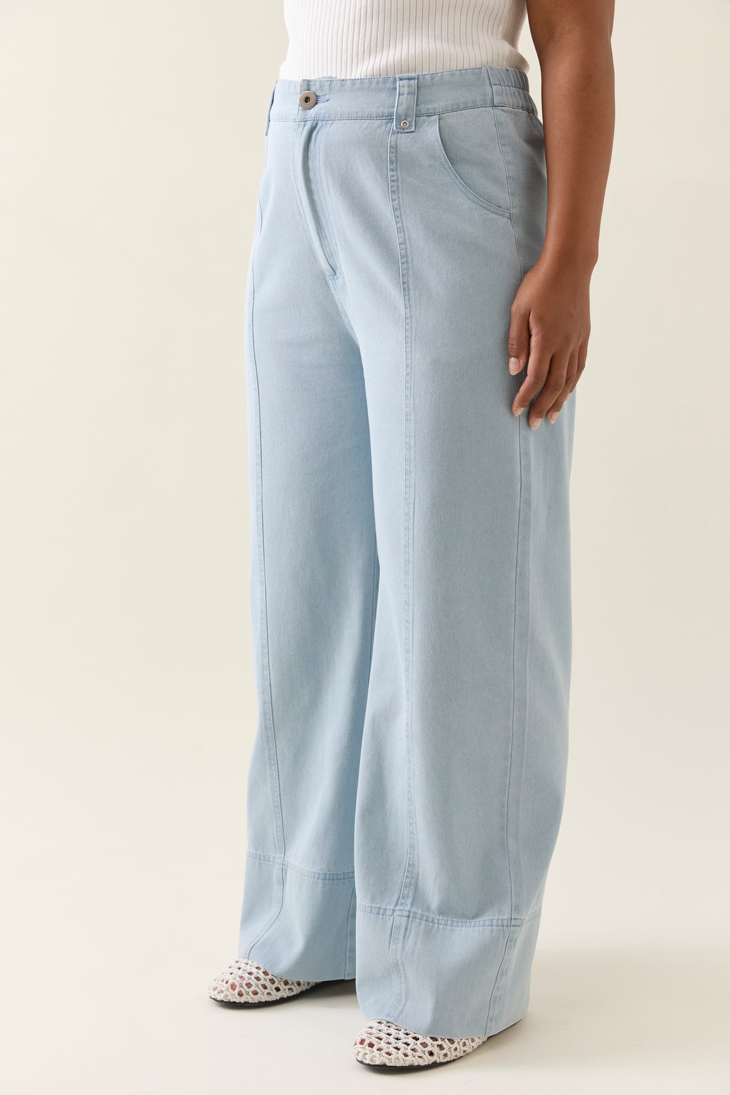 Sofie Denim Pant - Sky