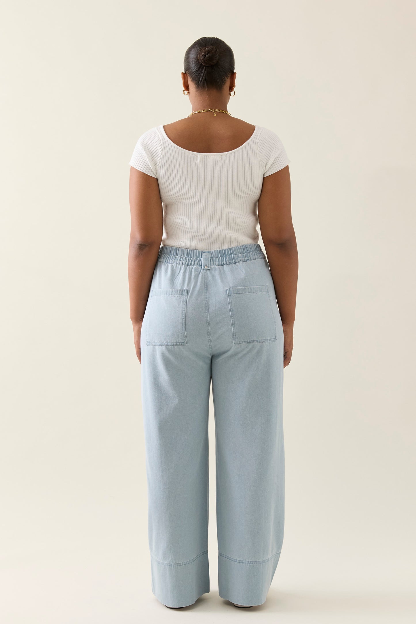 Sofie Denim Pant - Sky