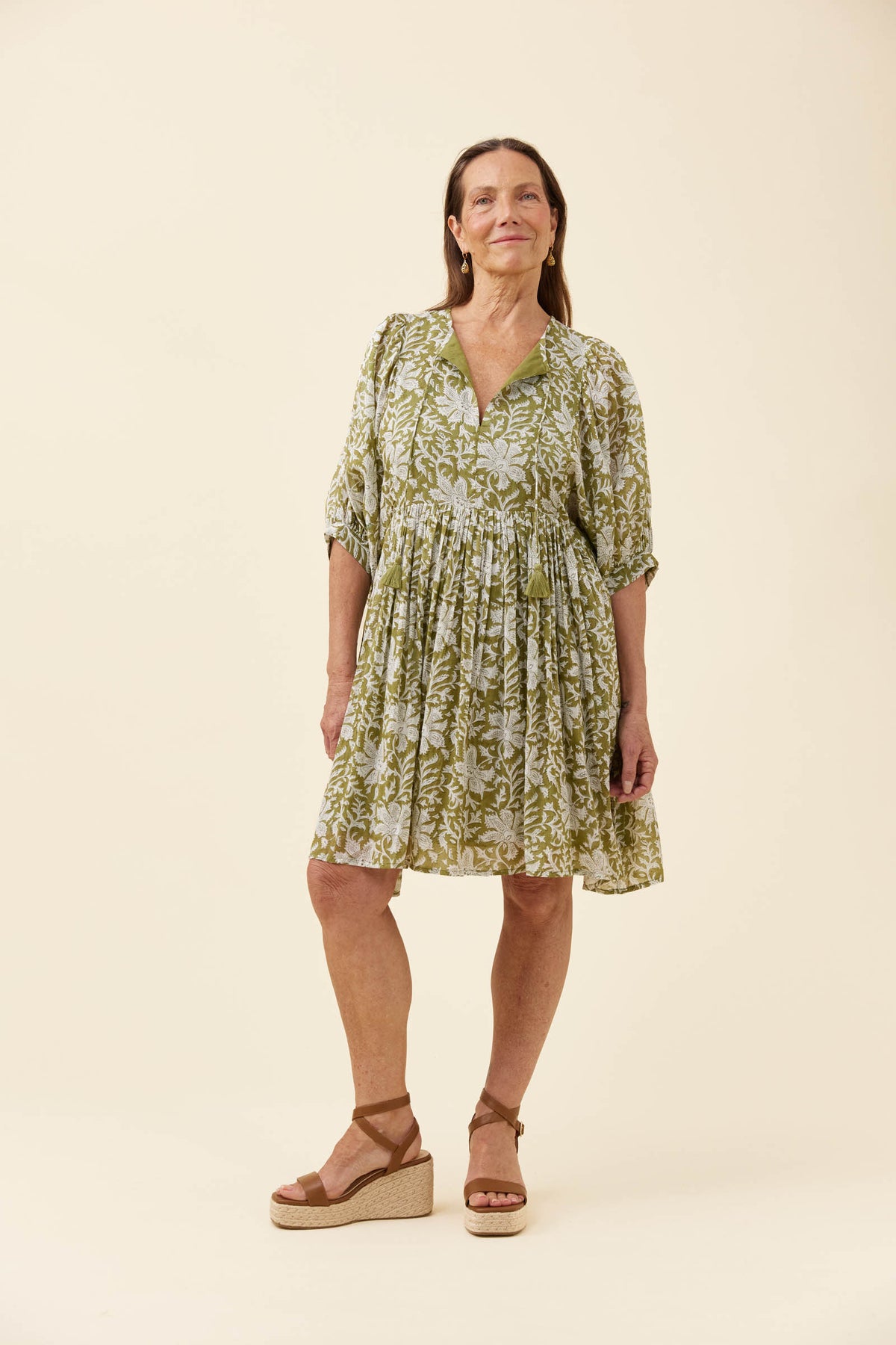 Wilma Dress from Isle of Mine - Olive