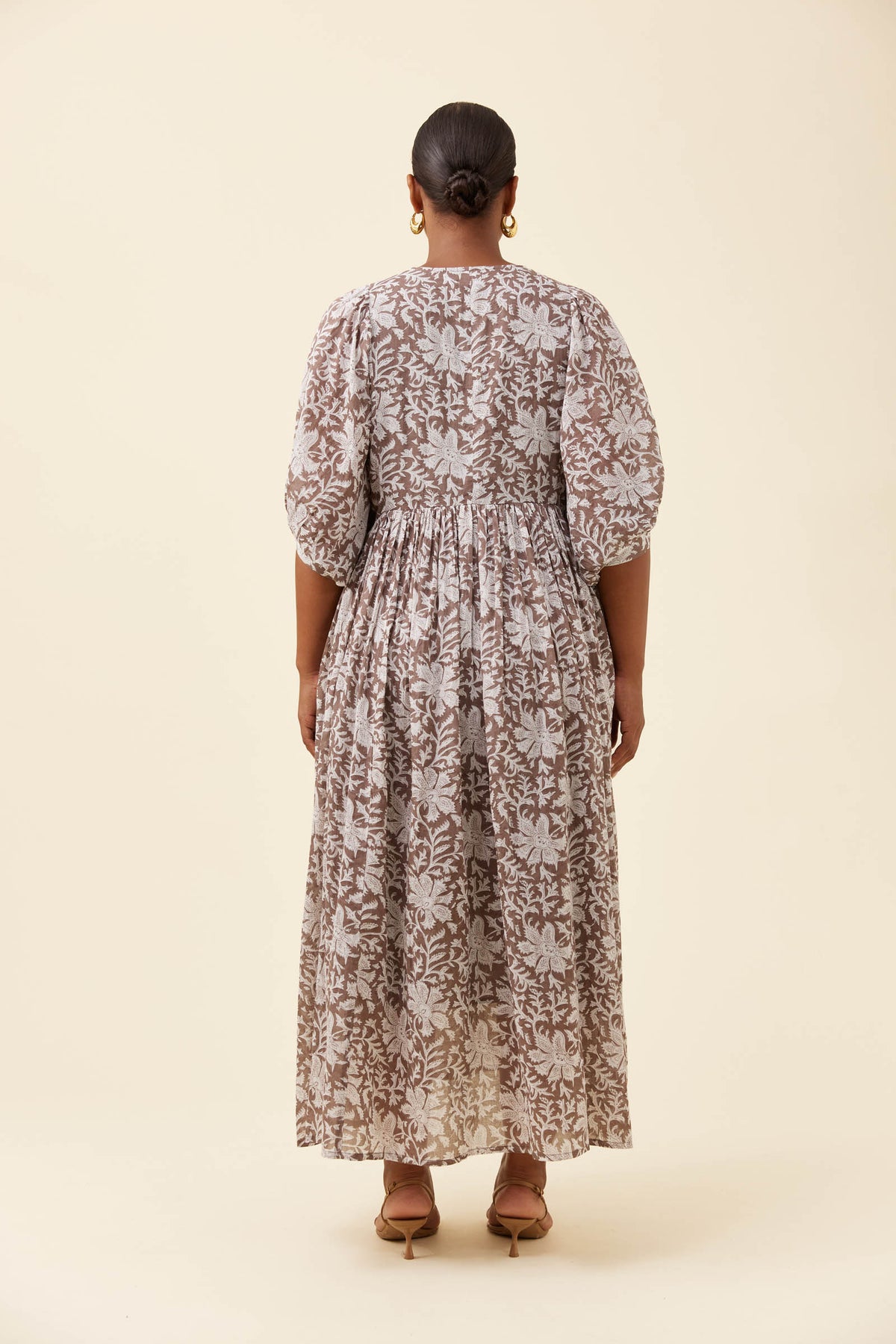 Wilma Maxi Dress from Isle of Mine - Taupe