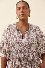 Wilma Maxi Dress from Isle of Mine - Taupe