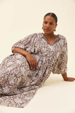 Wilma Maxi Dress from Isle of Mine - Taupe