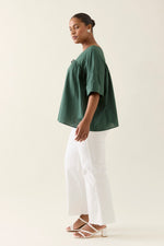 Aurora Relaxed Top -Myrtle