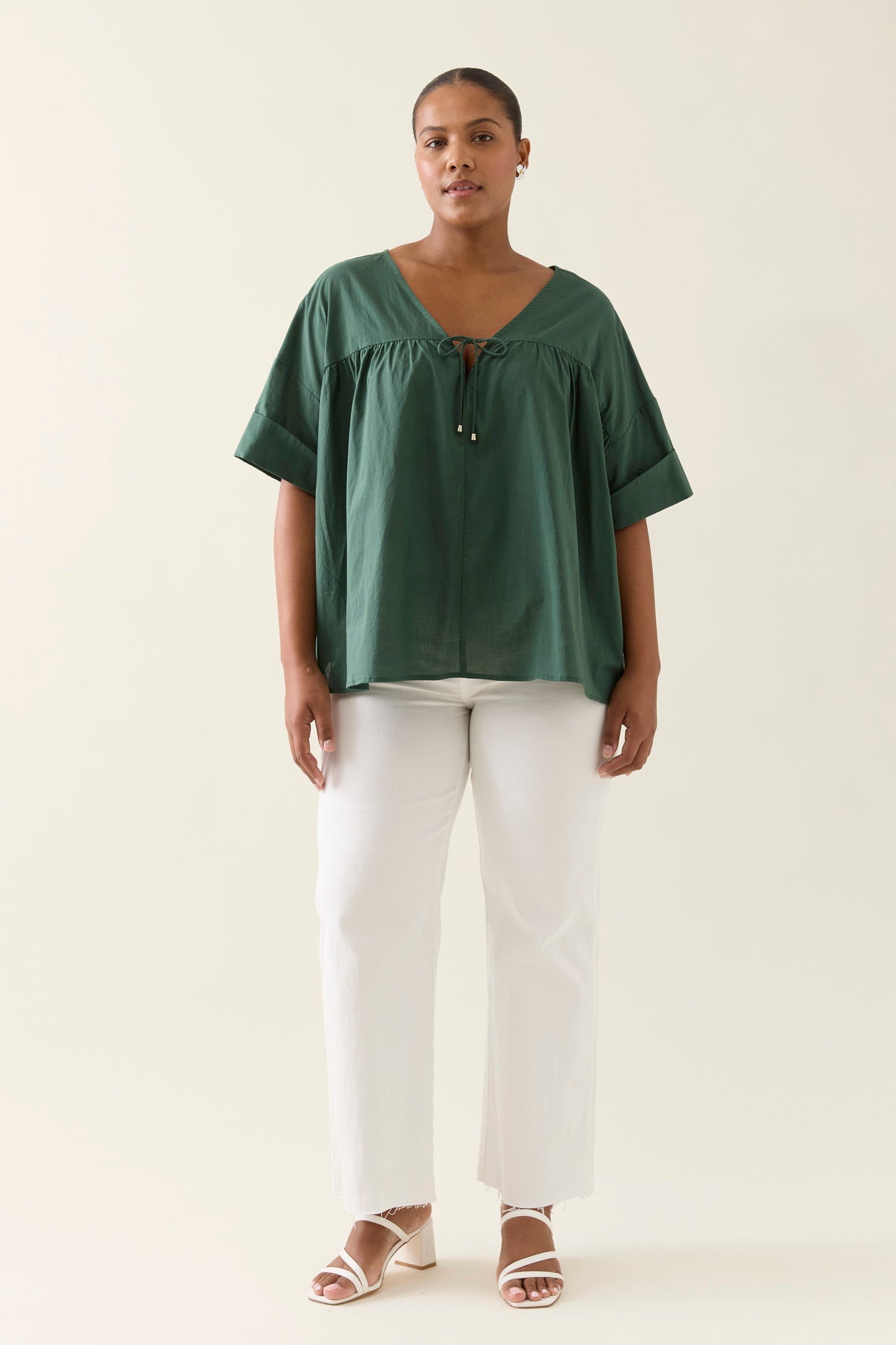 Aurora Relaxed Top -Myrtle