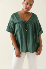 Aurora Relaxed Top -Myrtle