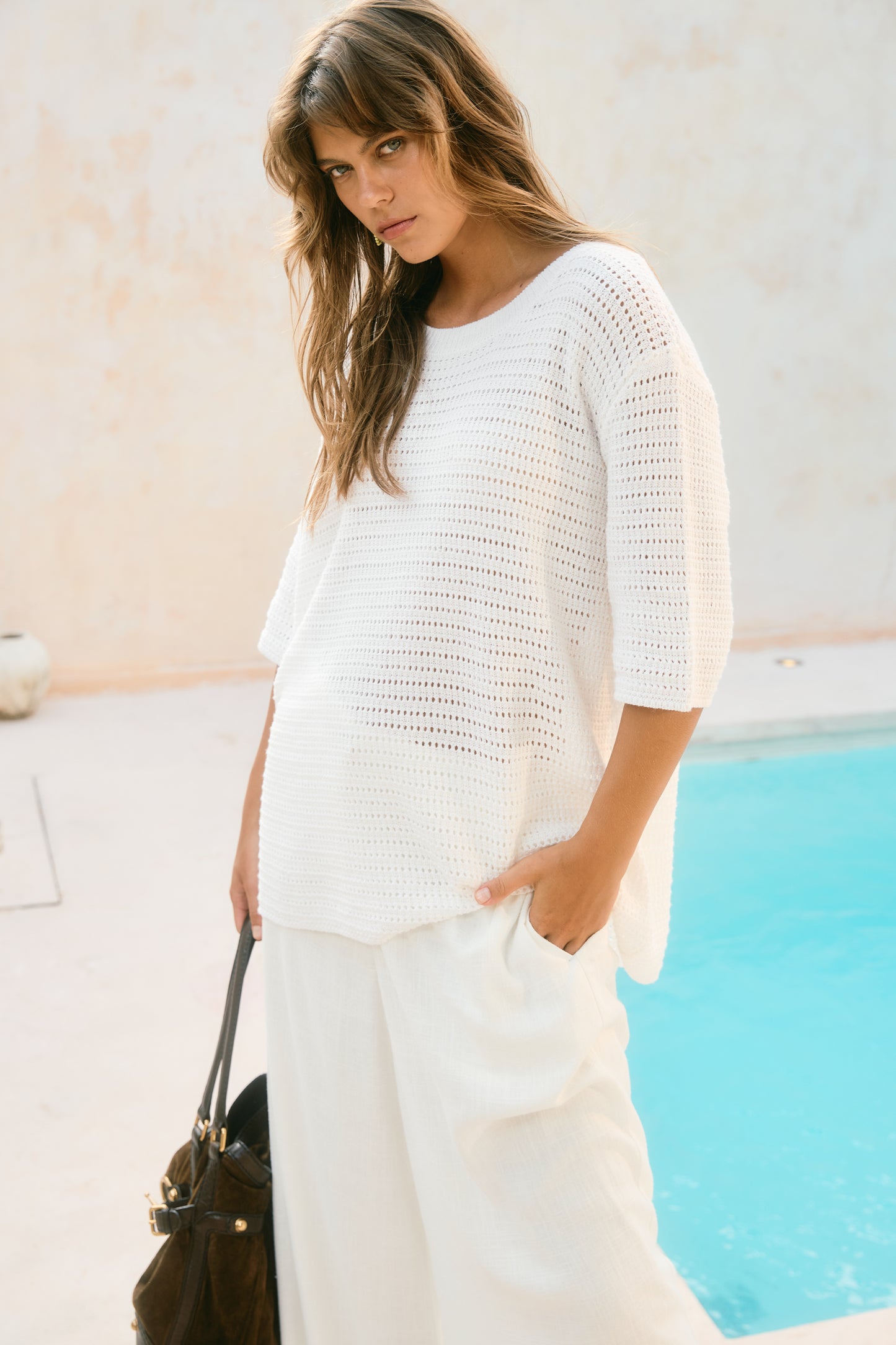 Sylvie Knit T-shirt - Lotus