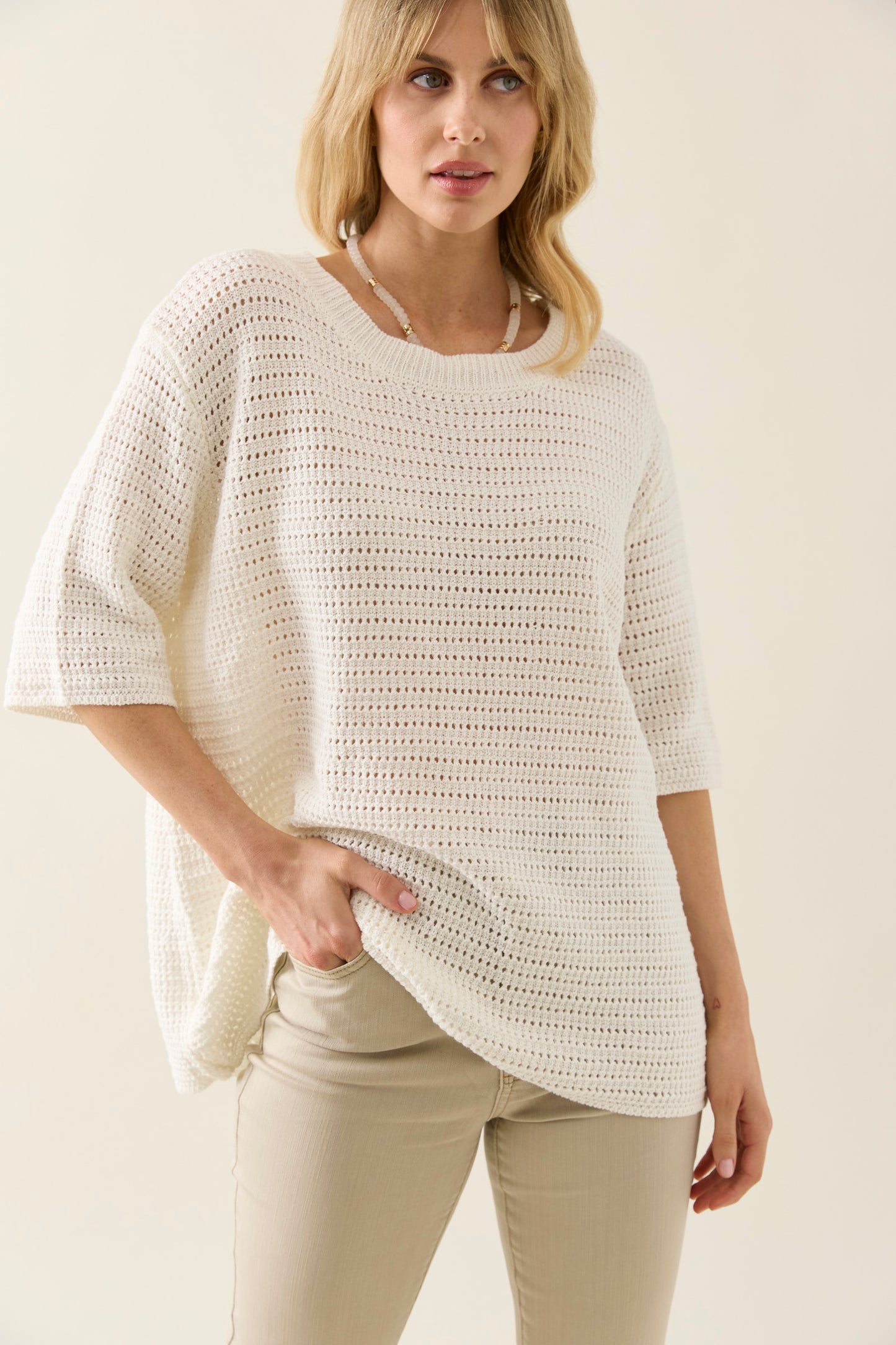 Sylvie Knit T-shirt - Lotus