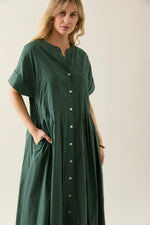 Aurora Pleat Maxi - Myrtle