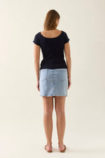 Adele Knit T-shirt - Navy