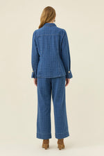 Sloane Denim Shirt from Isle of Mine - Denim Check