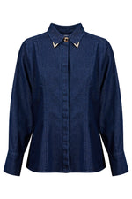 Sloane Denim Shirt from Isle of Mine - Indigo