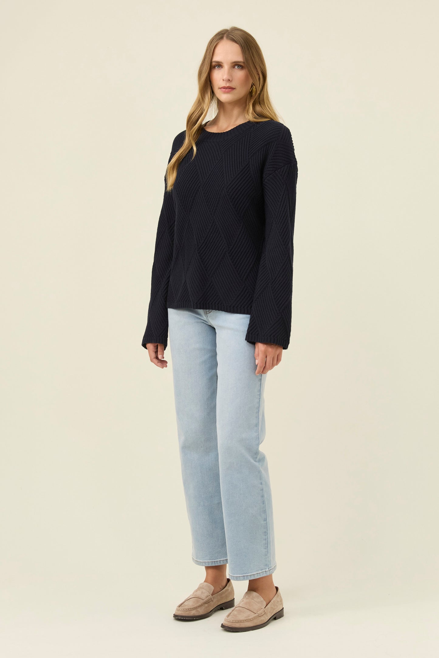 Sadie Jumper from Isle of Mine - Navy