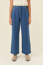 Sloane Denim Pant from Isle of Mine - Denim Check
