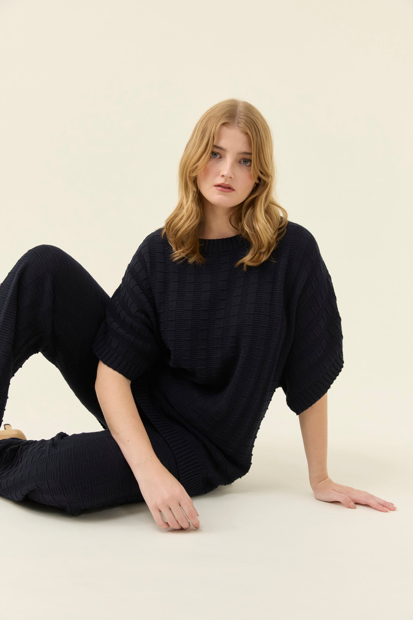 Sadie Knit Pant from Isle of Mine - Navy