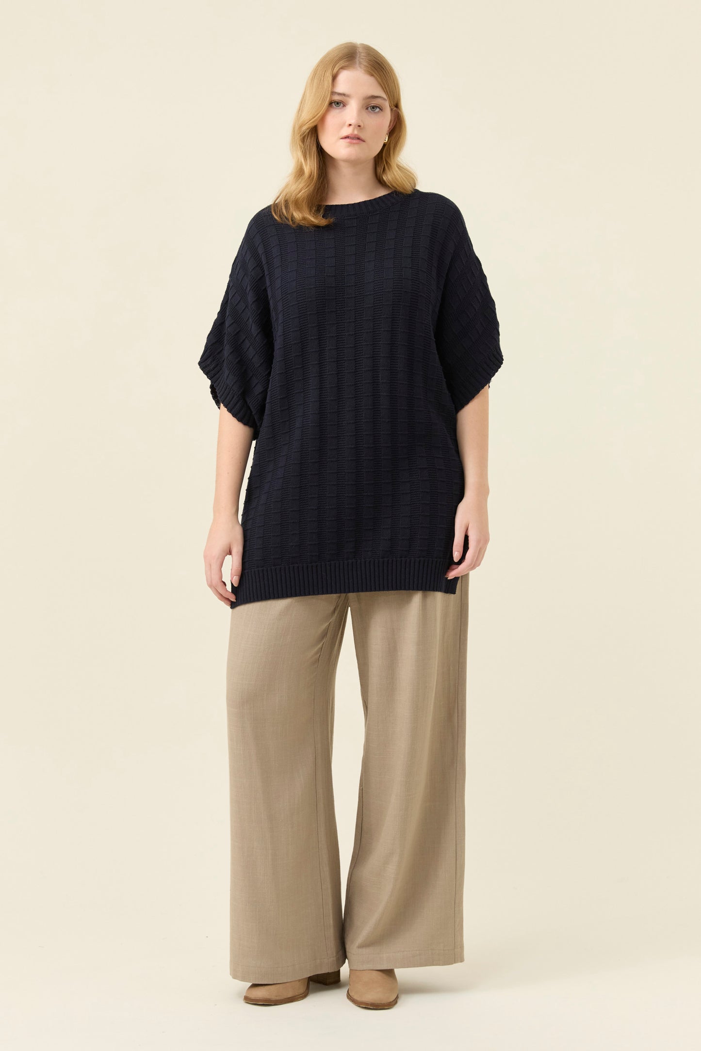 Sadie Knit Top from Isle of Mine - Navy