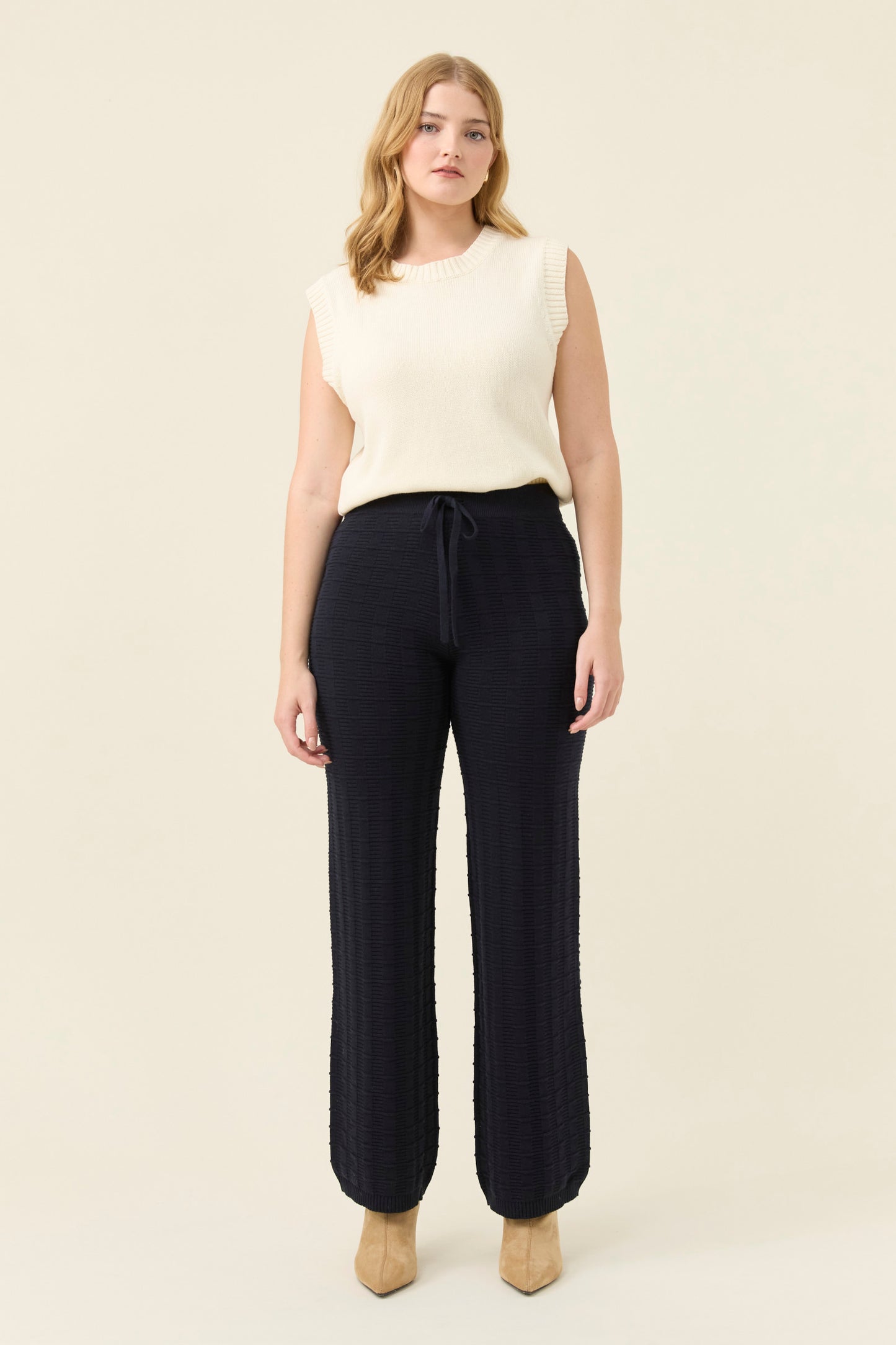 Sadie Knit Pant from Isle of Mine - Navy