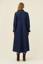 Sloane Denim Maxi Dress from Isle of Mine - Indigo