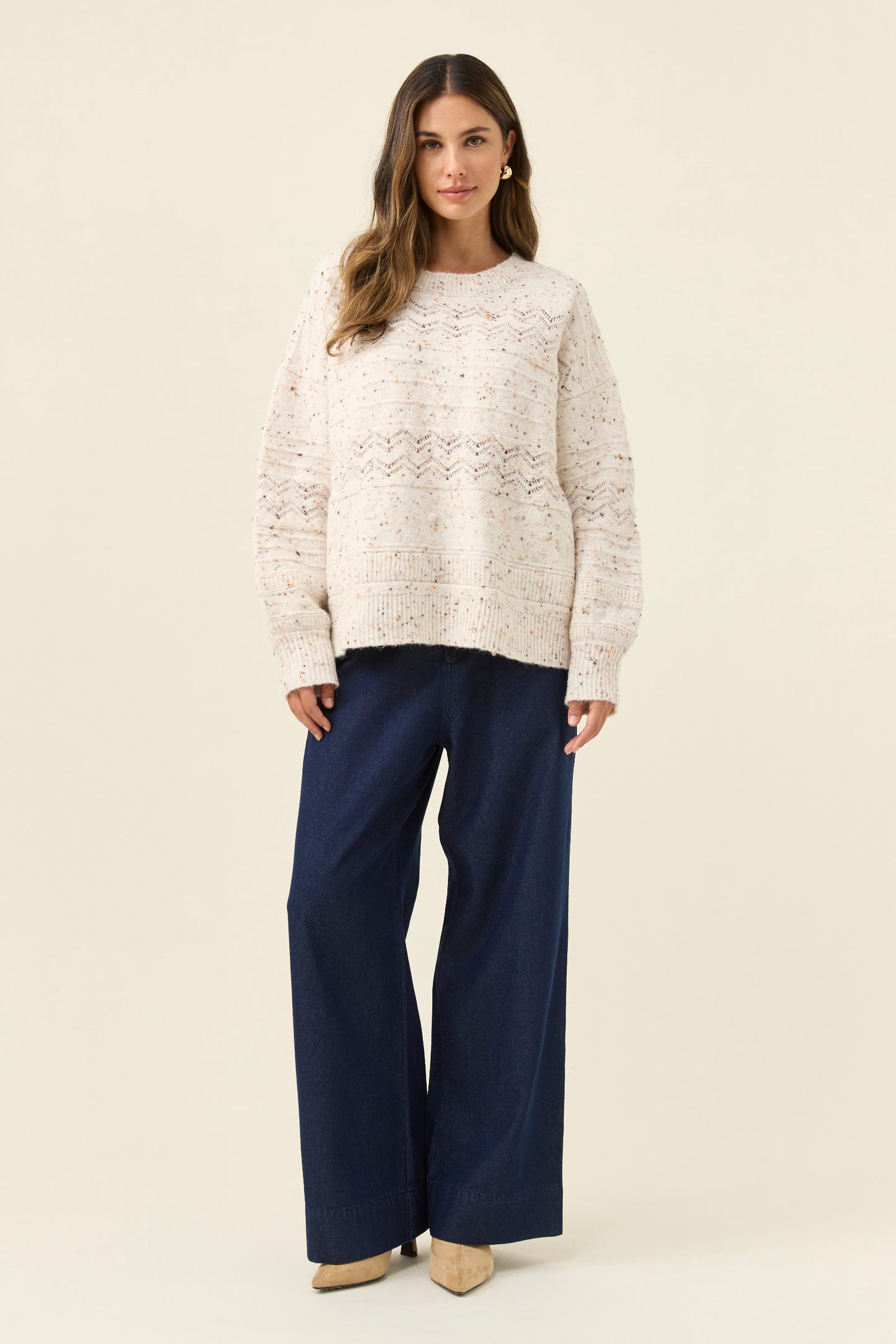 Mckenna Jumper from Isle of Mine - Ivory colour