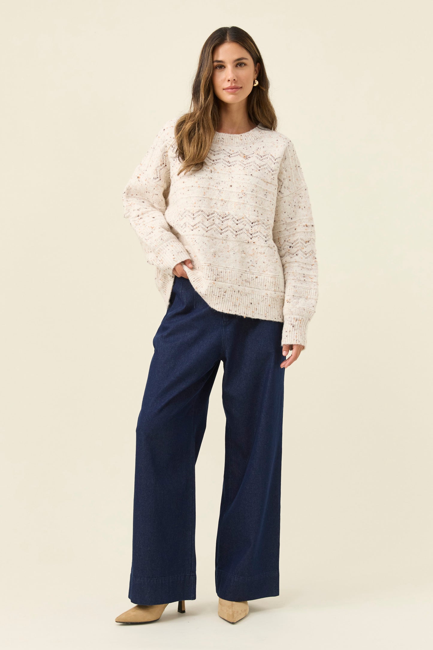 Mckenna Jumper from Isle of Mine - Ivory colour
