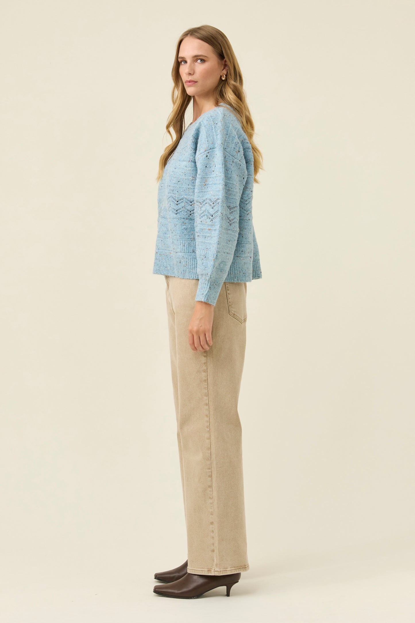 Mckenna Jumper from Isle of Mine - Ice Blue colour