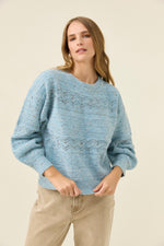 Mckenna Jumper from Isle of Mine - Ice Blue colour