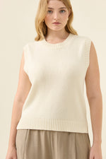 Darby Knit Vest from Isle of Mine - Ivory