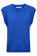 Darby Knit Vest from Isle of Mine - Cobalt