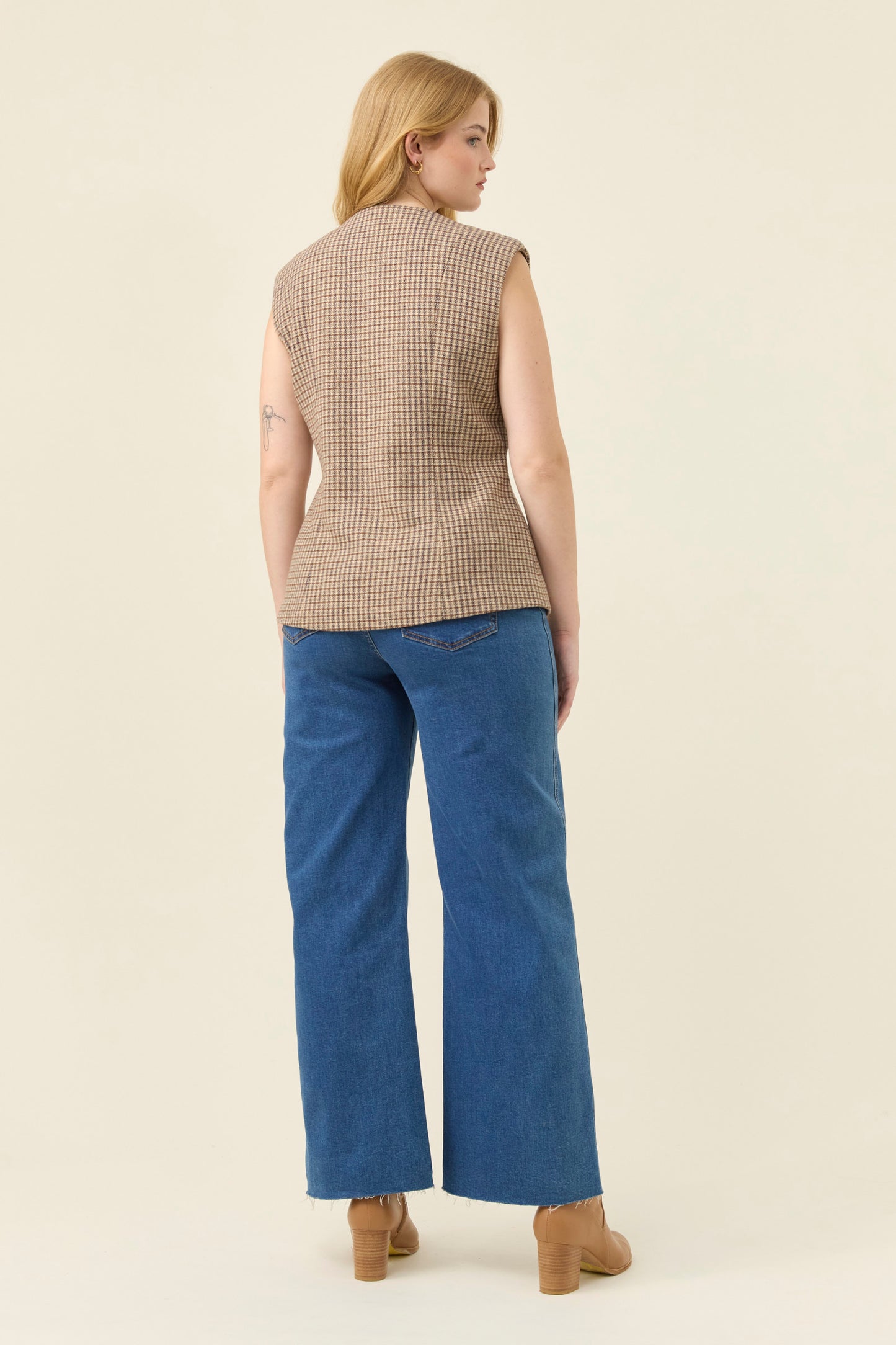 Cassidy Vest from Isle of Mine- Taupe