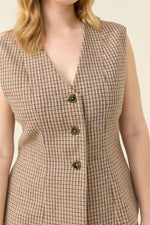 Cassidy Vest from Isle of Mine- Taupe