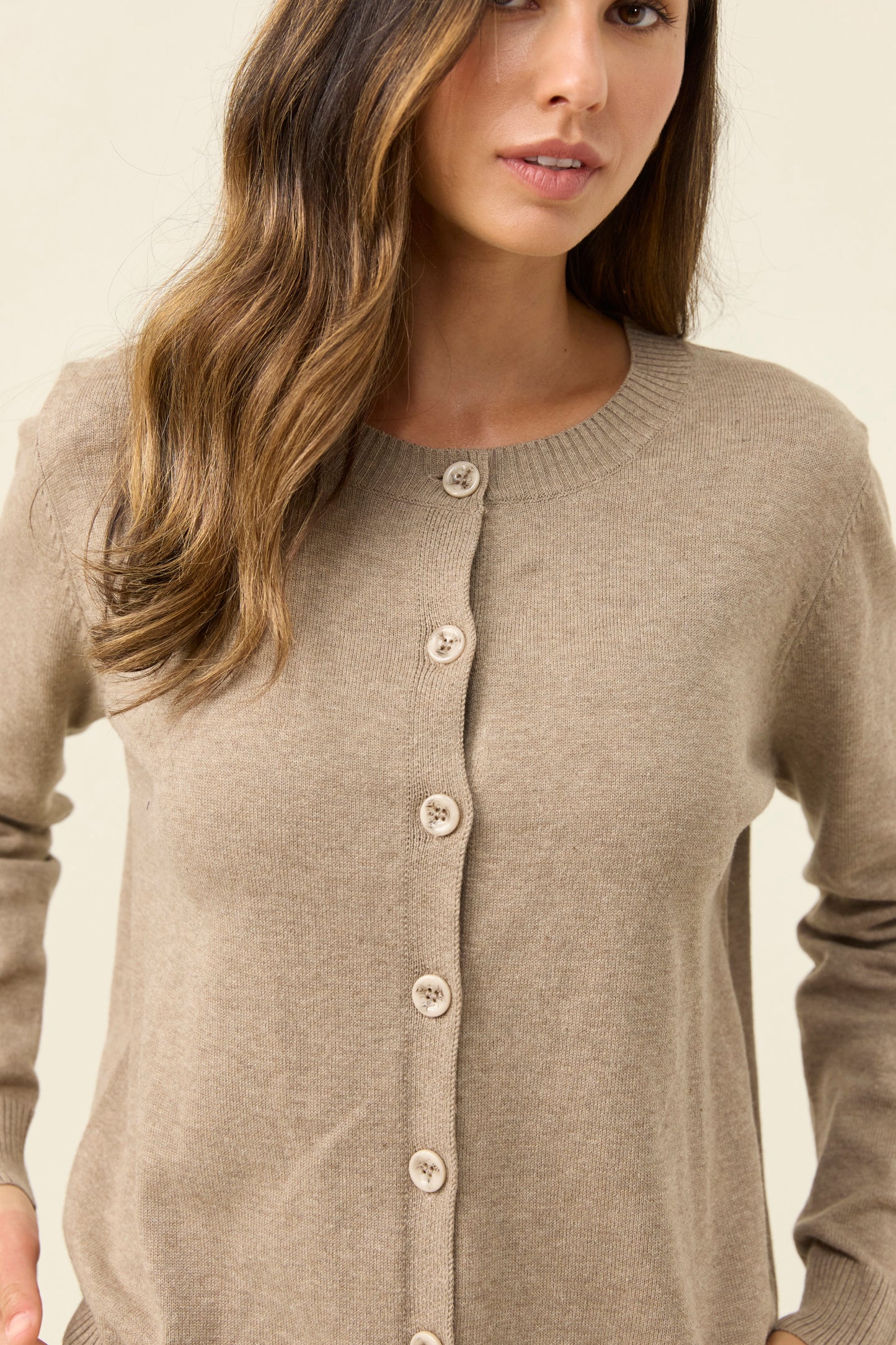 Darby Cardigan from Isle of Mine - Stone