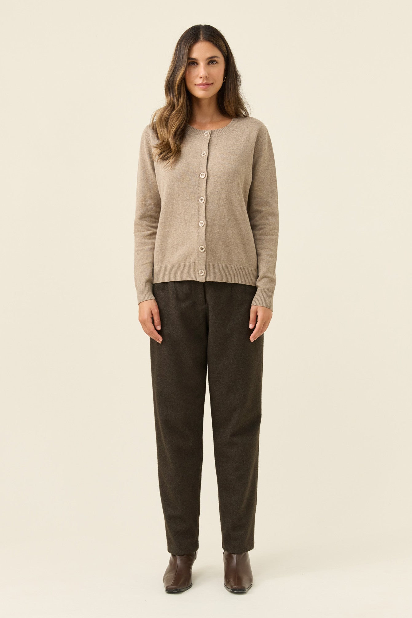 Darby Cardigan from Isle of Mine - Stone