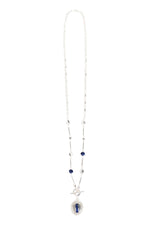 Darby Long Necklace - Silver