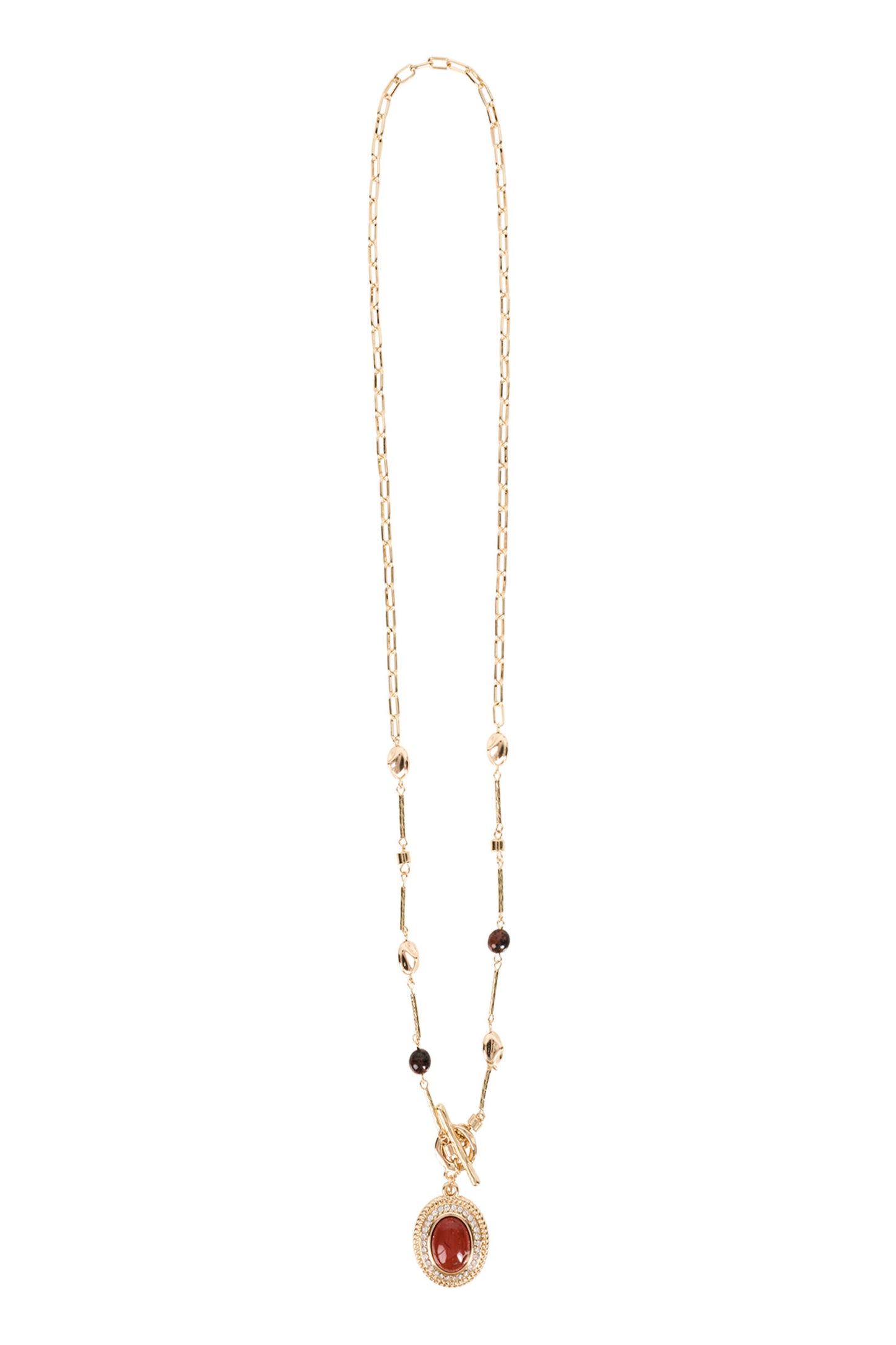 Darby Long Necklace - Gold