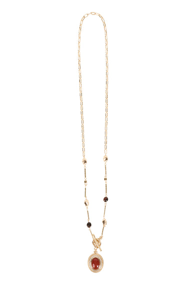 Darby Long Necklace - Gold