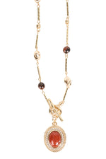 Darby Long Necklace - Gold
