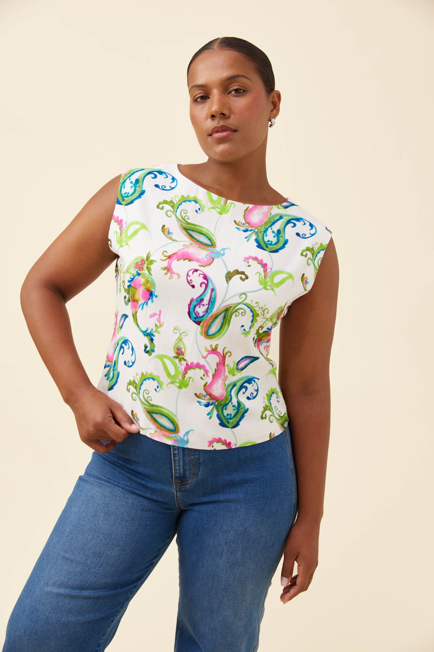 Anita Tank Top from Isle of Mine - Paisley
