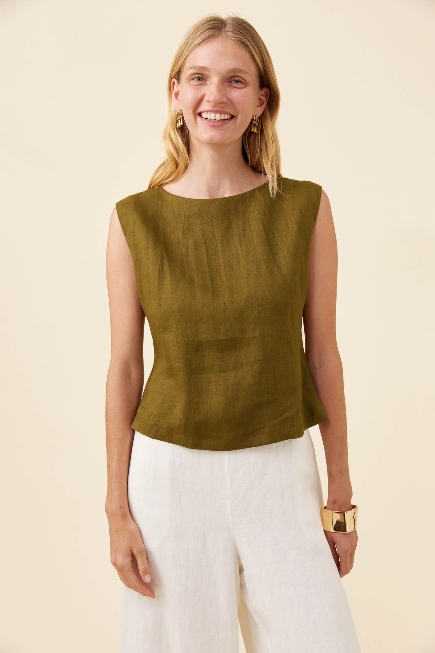 Anita Tank Top from Isle of Mine - Olive