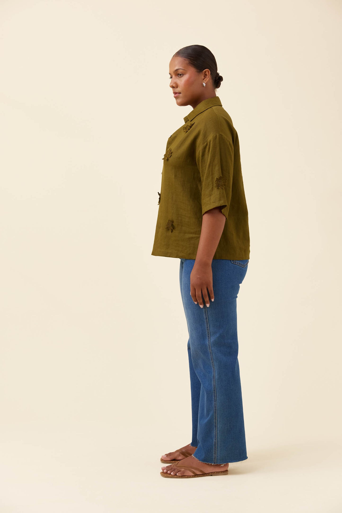 Anita Shirt from Isle of Mine - Olive