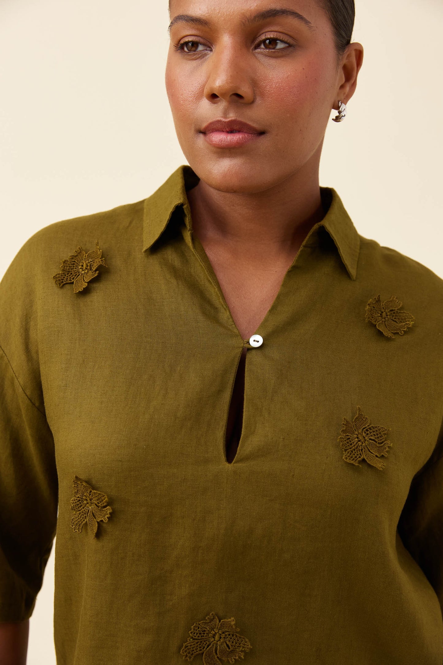 Anita Shirt from Isle of Mine - Olive
