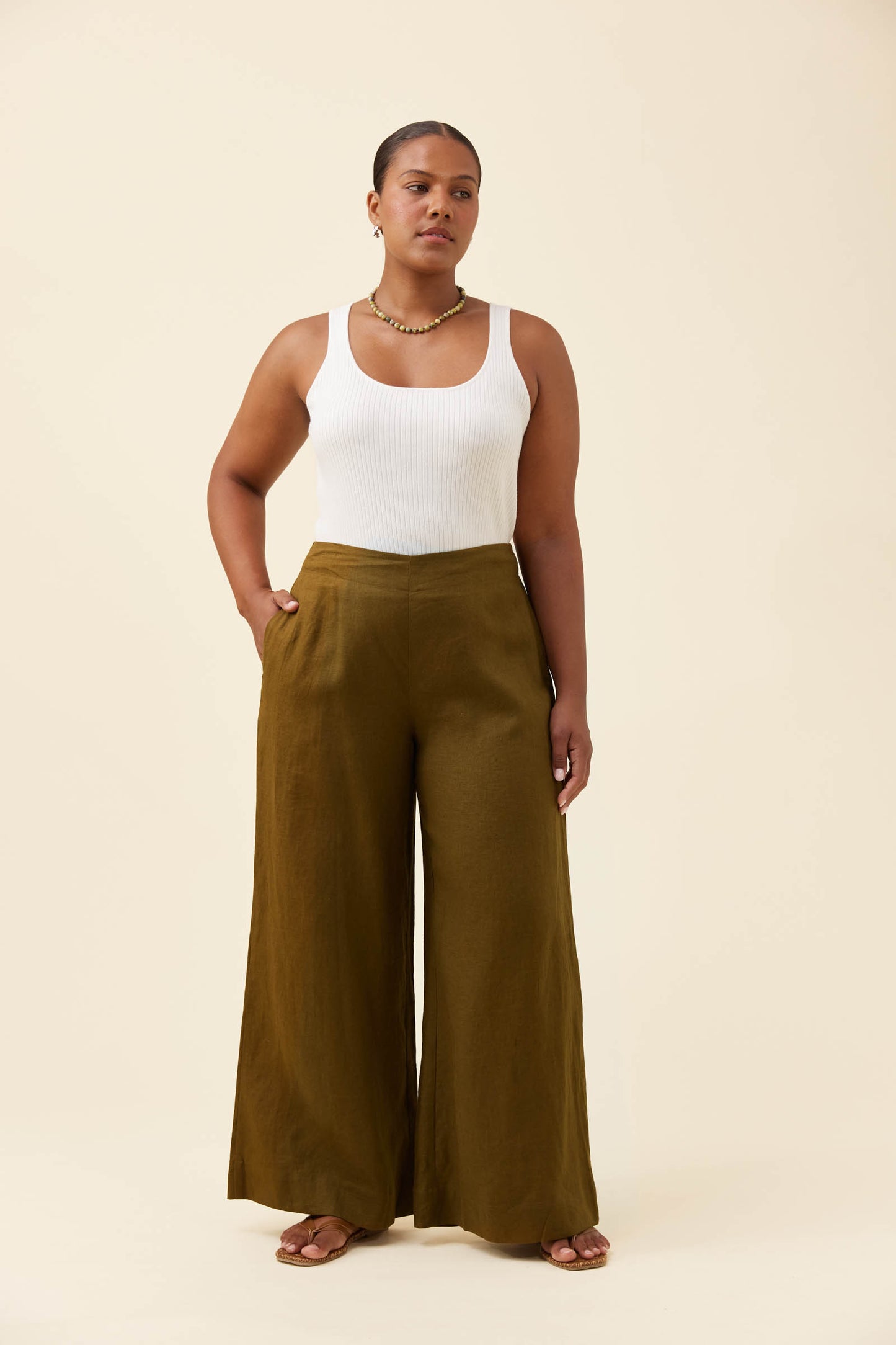 Anita pant from Isle of Mine - Olive